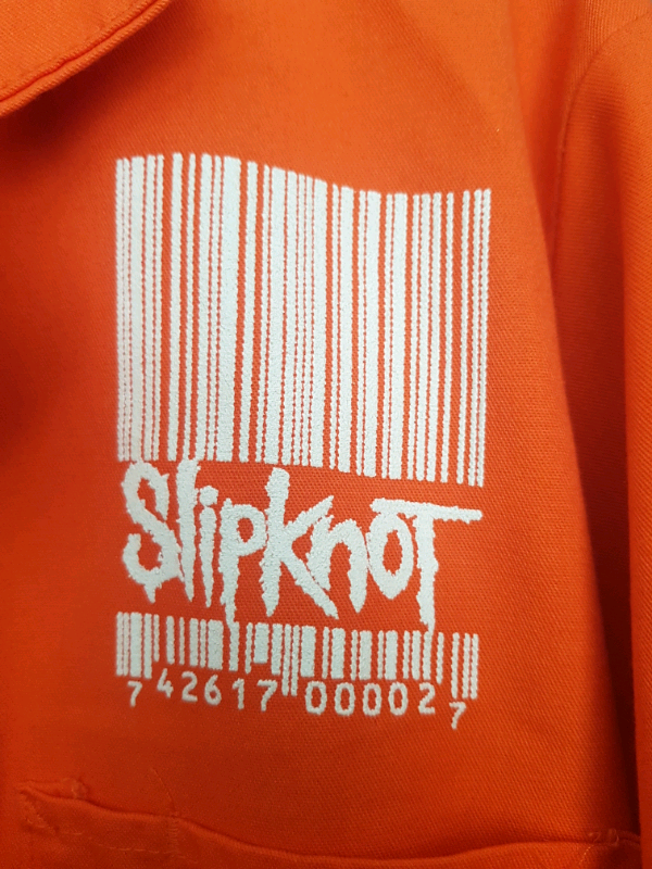 slipknot jumpsuit orange